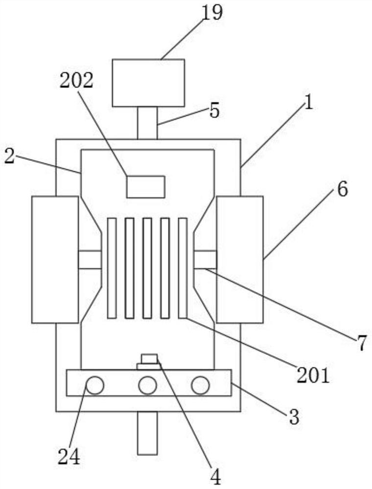 A mobile phone wireless charger capable of clamping a mobile phone