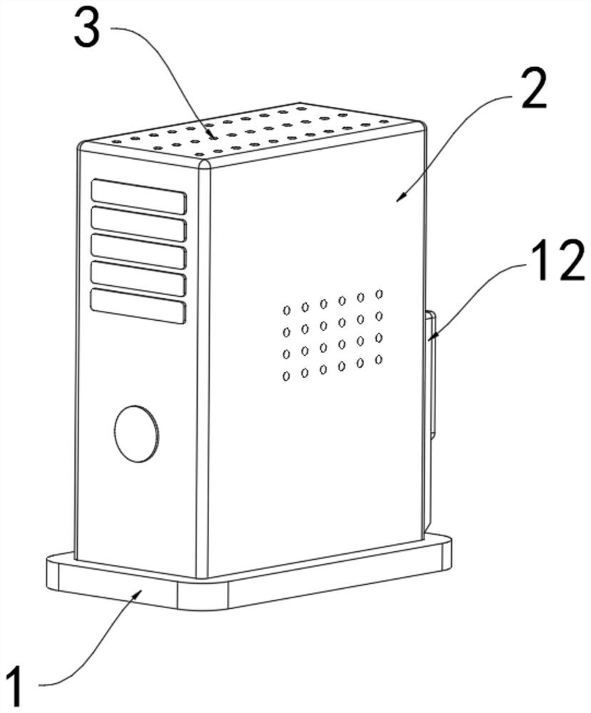 Computer cooling system adopting uniform distribution structure