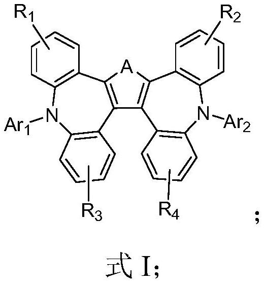 Nitrogen heterocyclic compound and its preparation method, organic electroluminescent material containing it, light-emitting layer and application