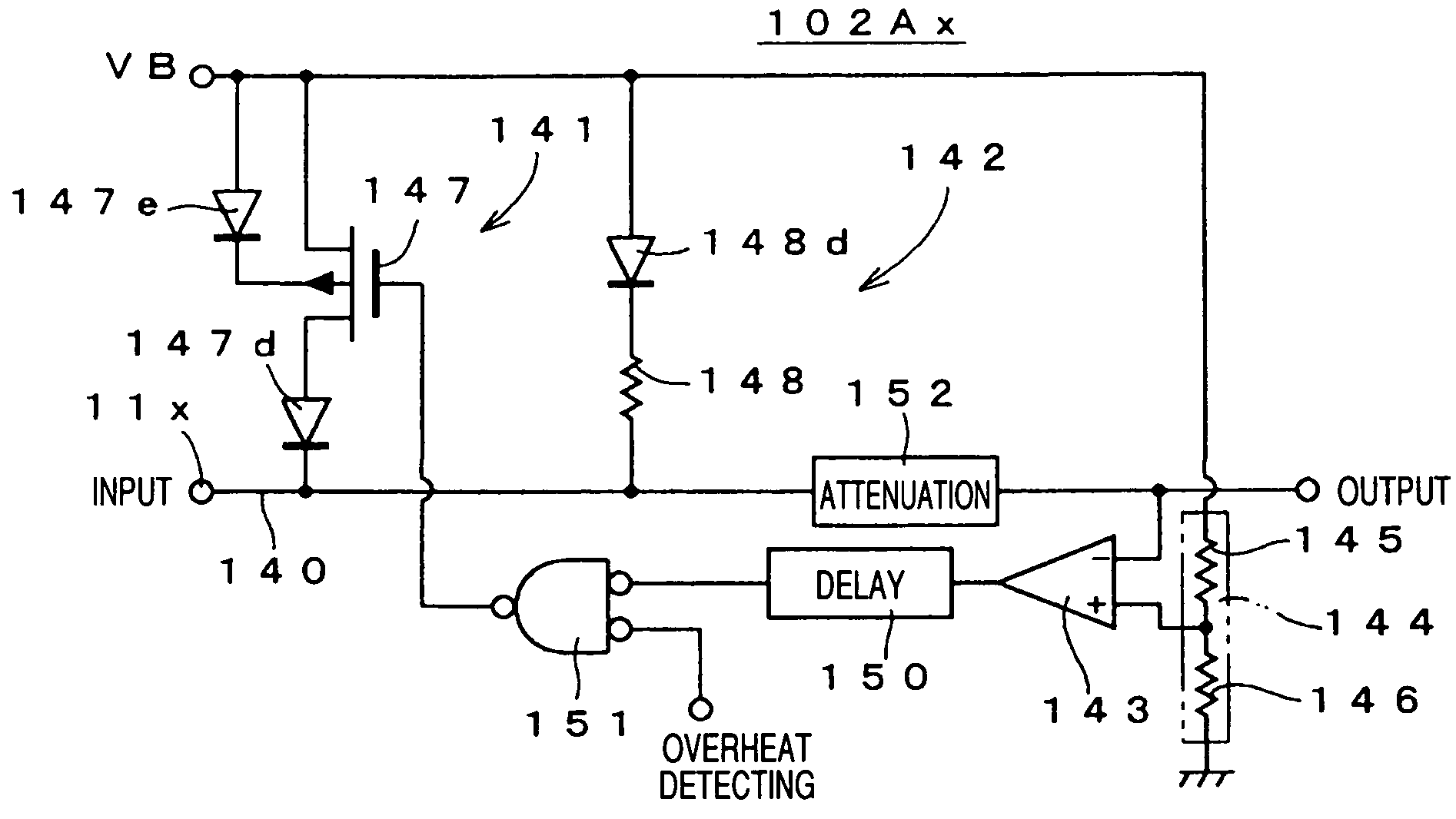 Circuit for preventing corrosion of contact