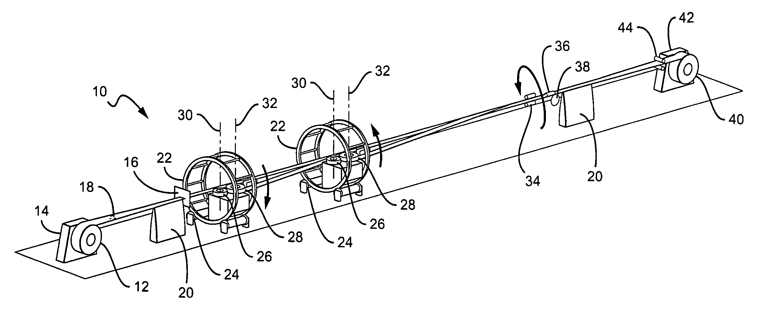 Method and apparatus for producing off-axis composite prepreg material