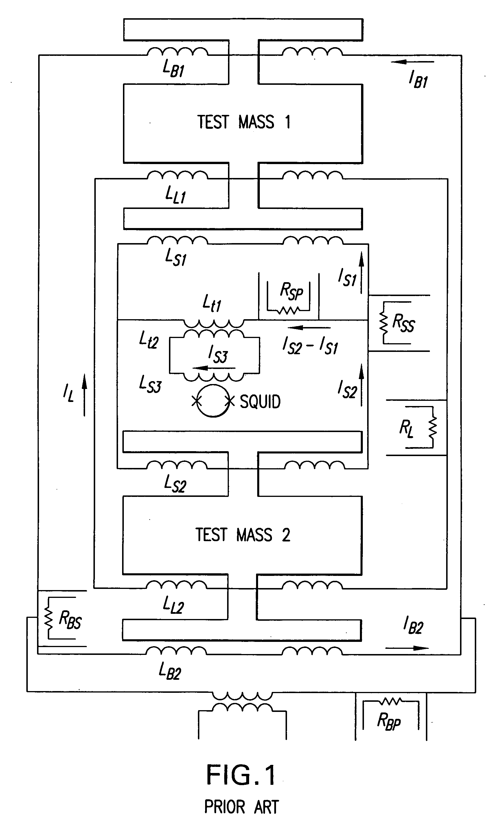 Cross-component superconducting gravity gradiometer with improved linearity and sensitivity and method for gravity gradient sensing