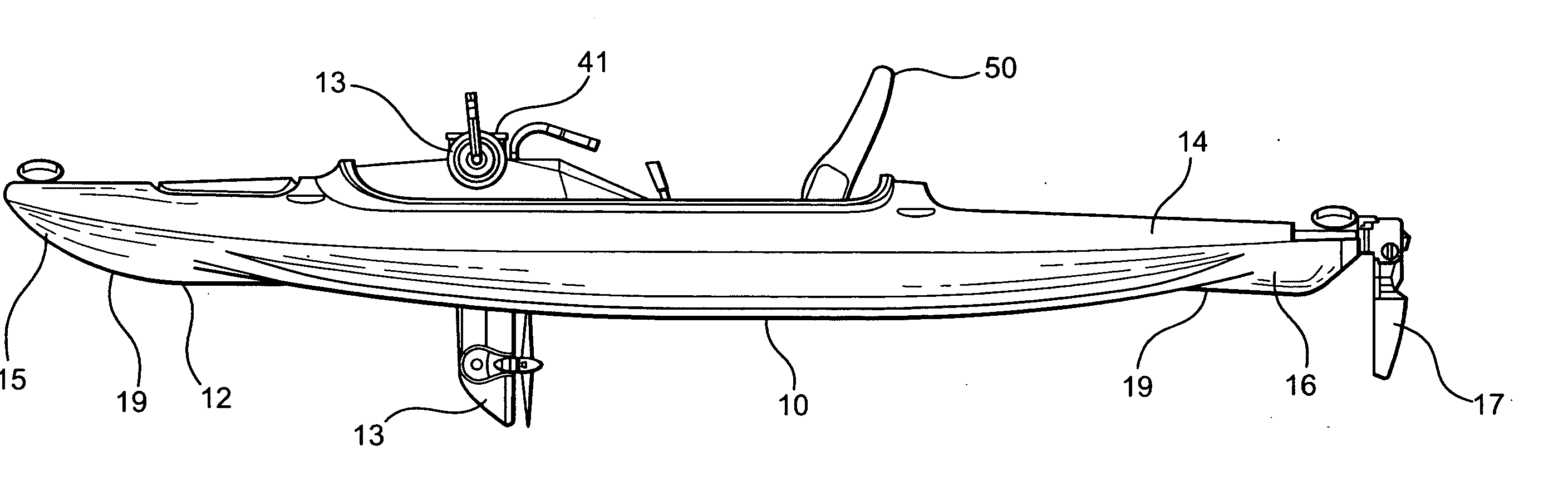 Pedal powered kayak