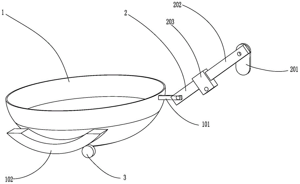 Automatic wok tossing system