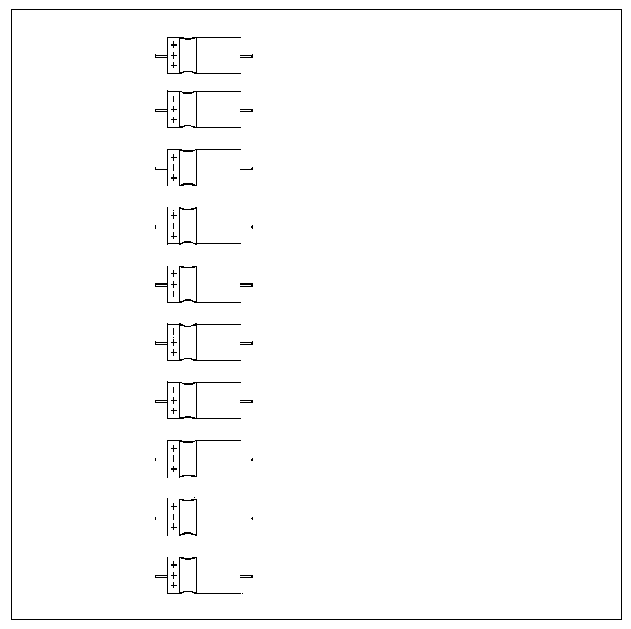 A kind of packaging method and packaging structure of pulse energy storage capacitor