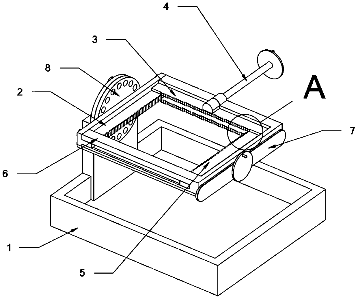 Clamping and fixing device for automobile brake valve body machining