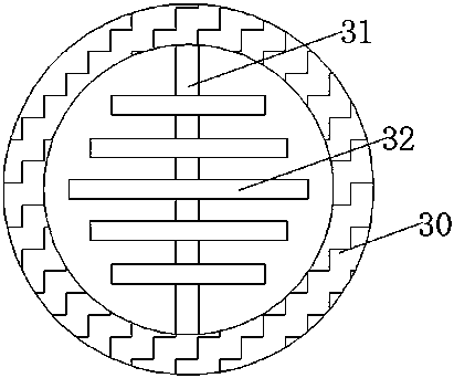 Ventilation and purification device for artificial stone production plant