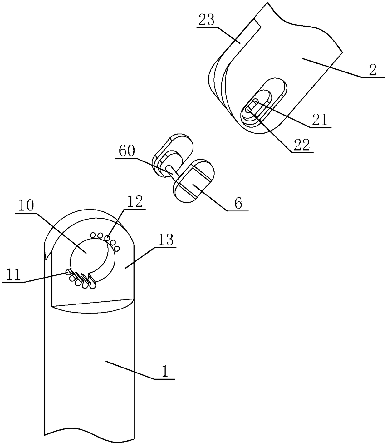 Folding mechanism and obstetric bed provided with same