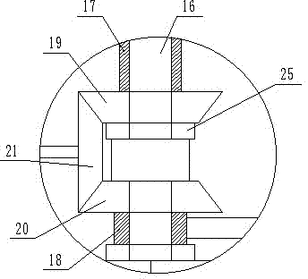 Mobile spraying device for wall body