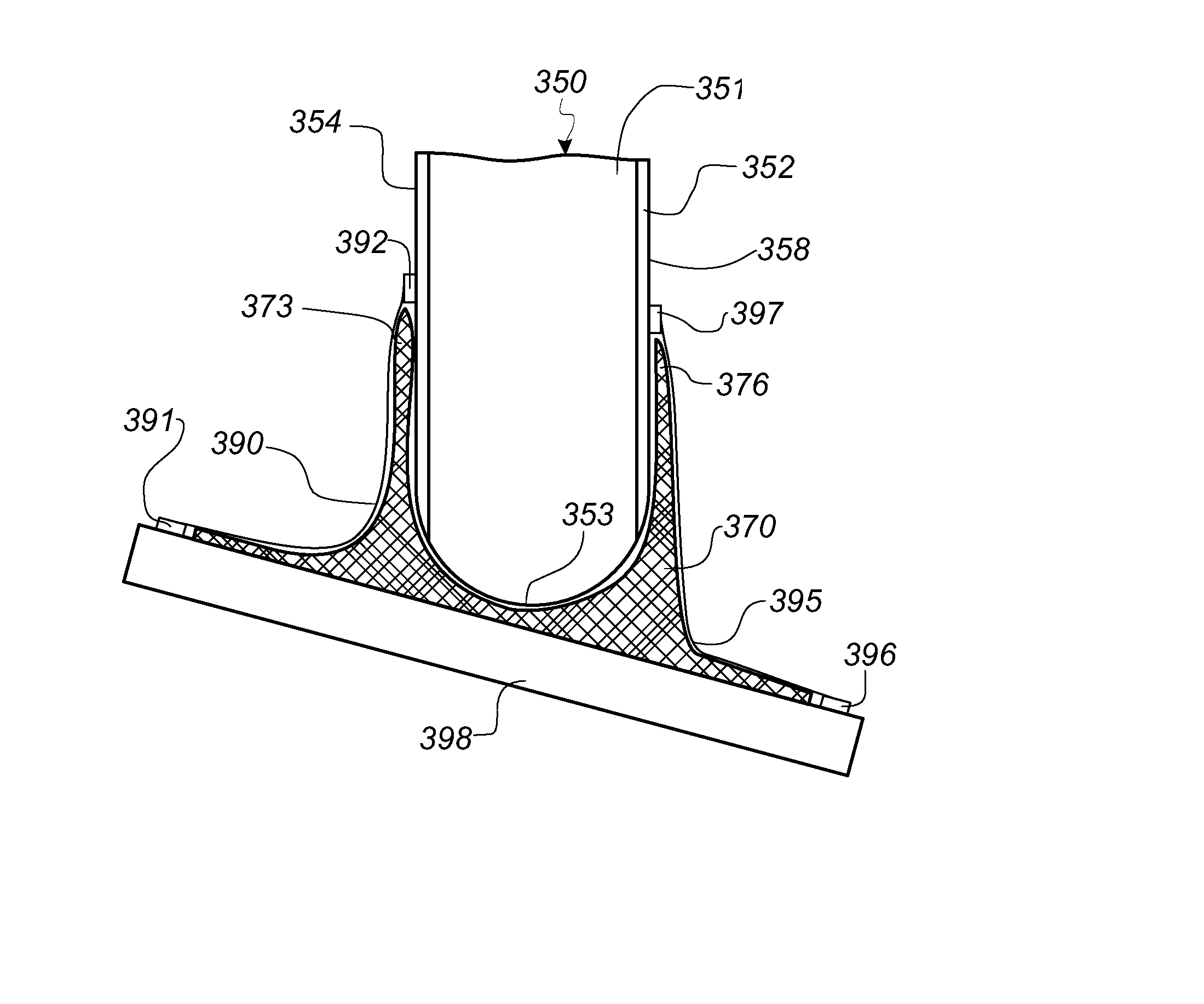 A method of manufacturing a shear web using a pre-formed web foot flange