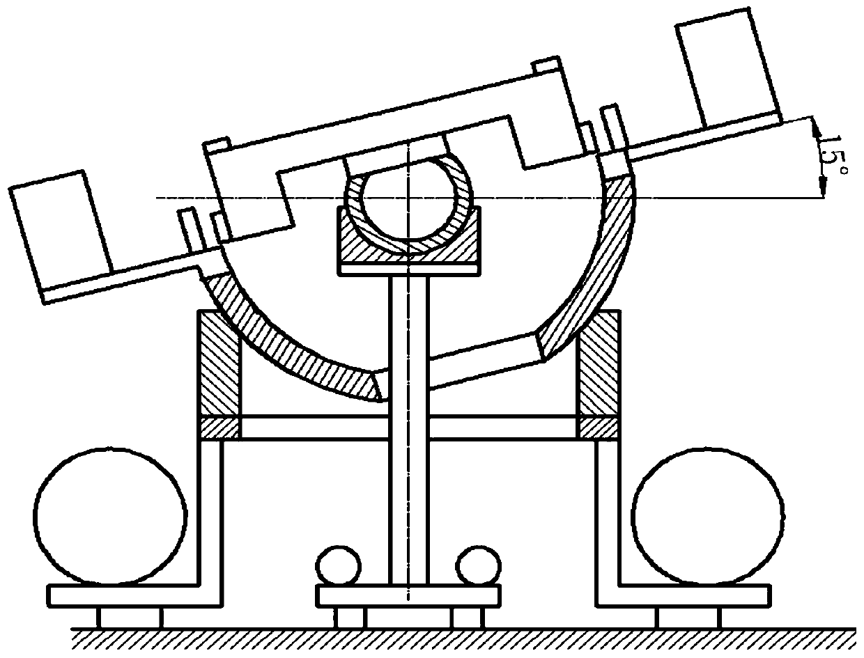 Embedded semi-physical simulation system based on active following of air floating ball socket