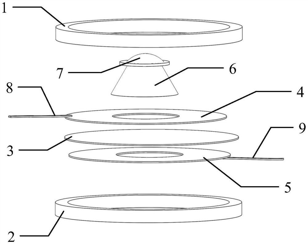 Zoom system and method without mechanical moving part