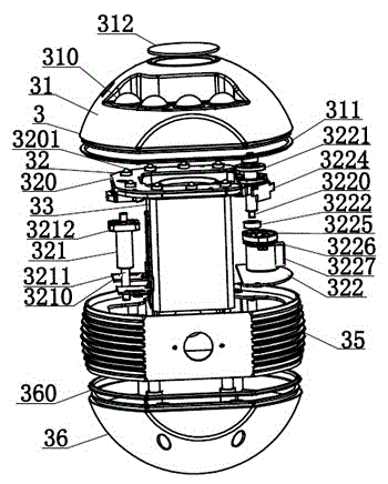 Bulb with cameras