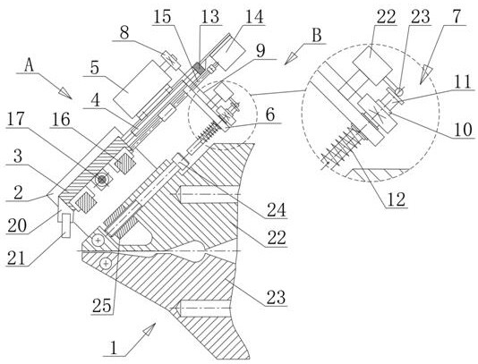 Device for automatically adjusting die lip gap of extrusion die of waterproof plate production line