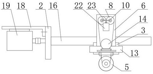 Device for automatically adjusting die lip gap of extrusion die of waterproof plate production line