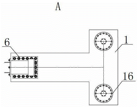 Anti-collision self-resetting boundary frame for overspan highway railway bridge