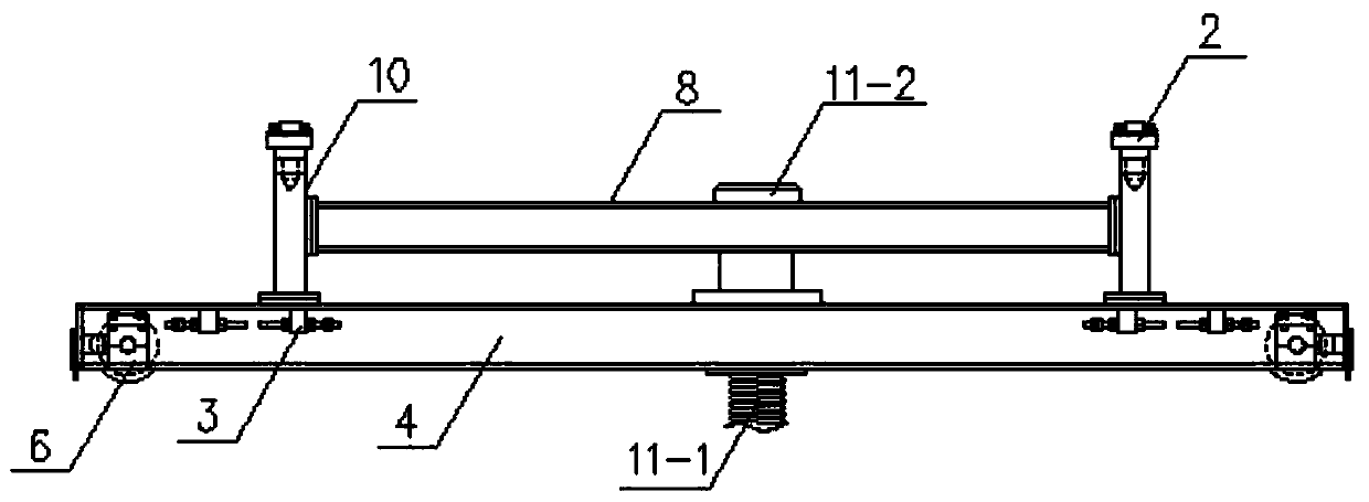 Chain traction cutting trolley