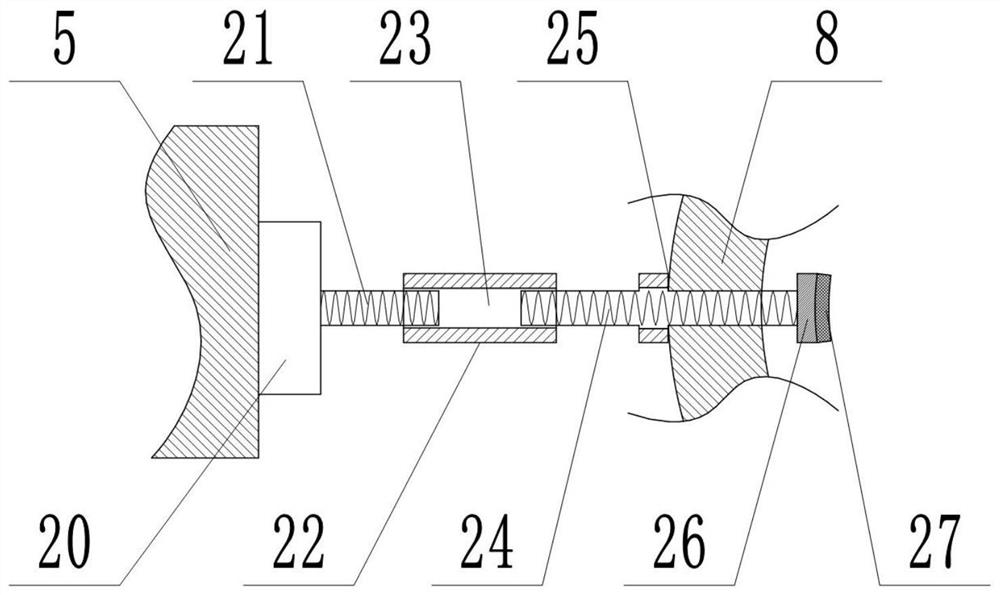 Concrete pump pipe fixing structure for super high-rise building construction