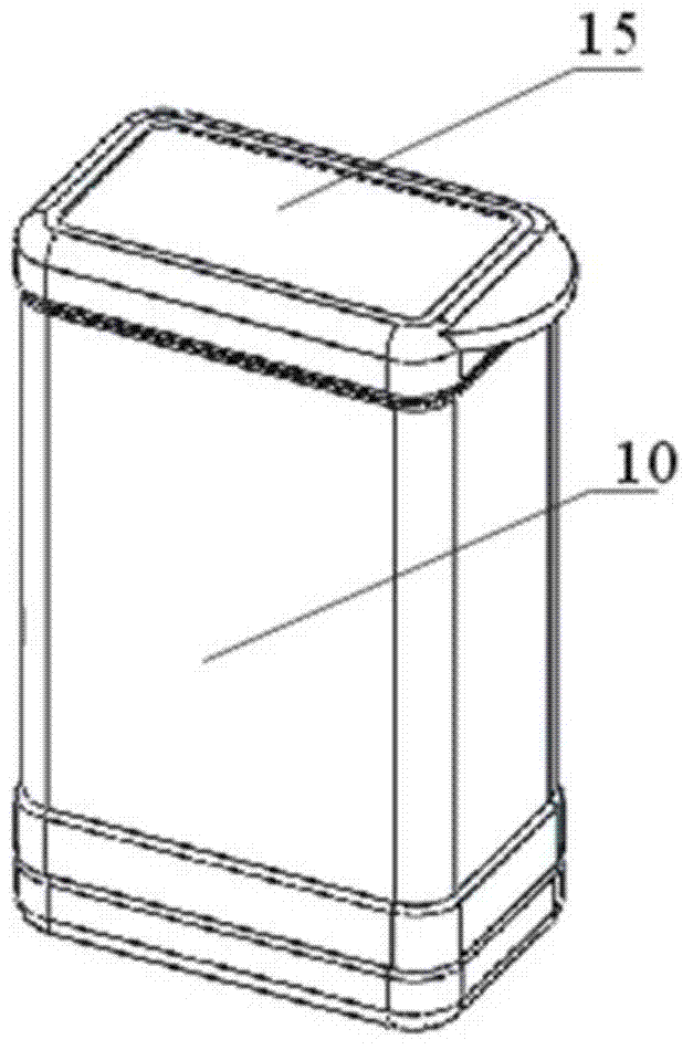 Contact-free testing strip packing device