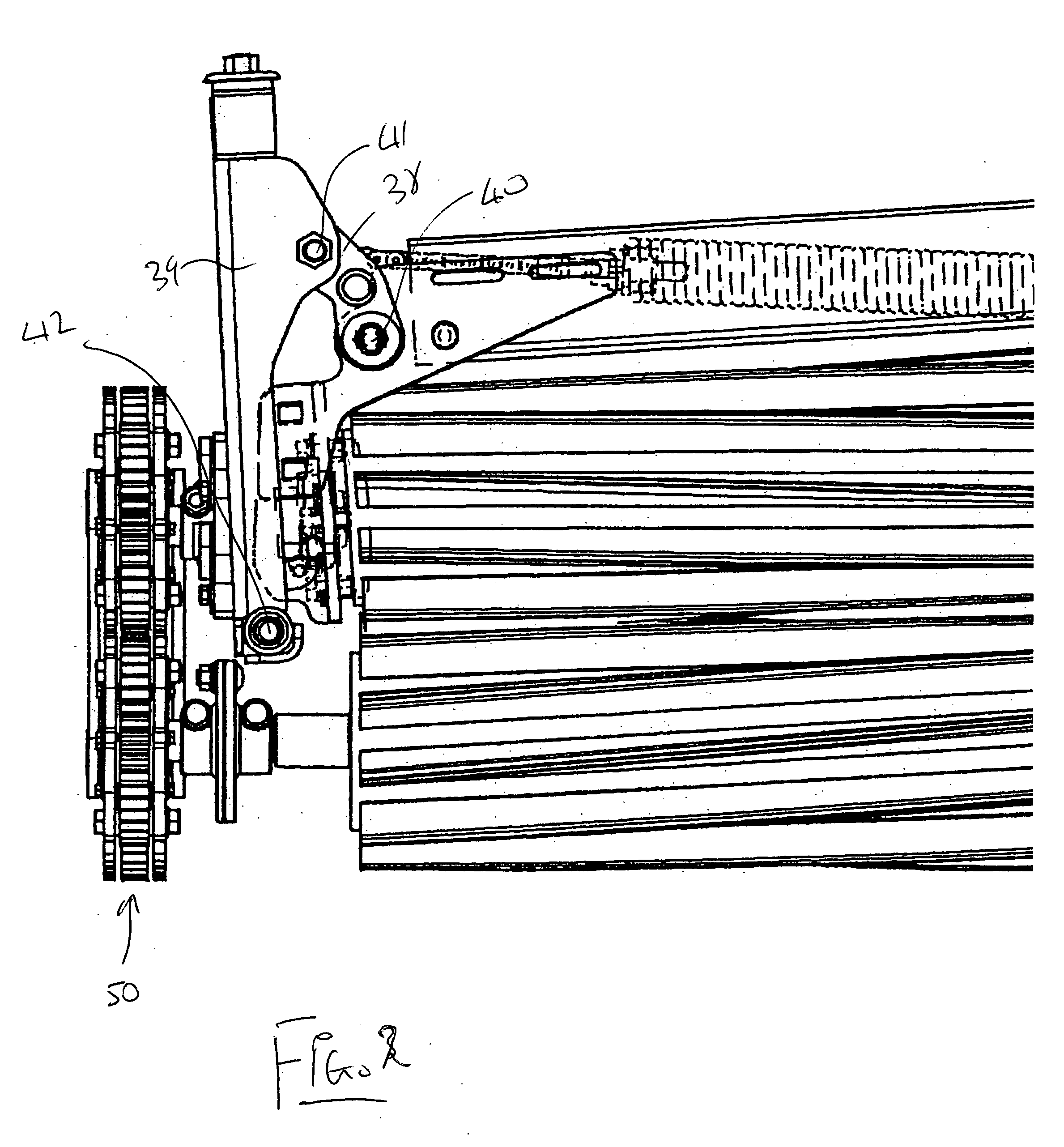 Crop conditioning roller flute shape