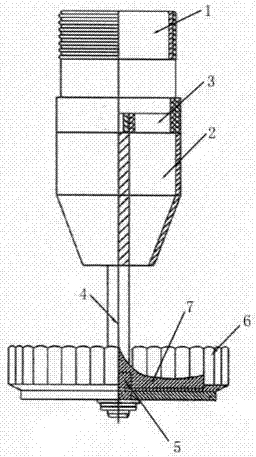 Frameless centrifugal high-efficiency splash device