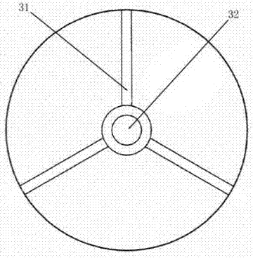 Frameless centrifugal high-efficiency splash device