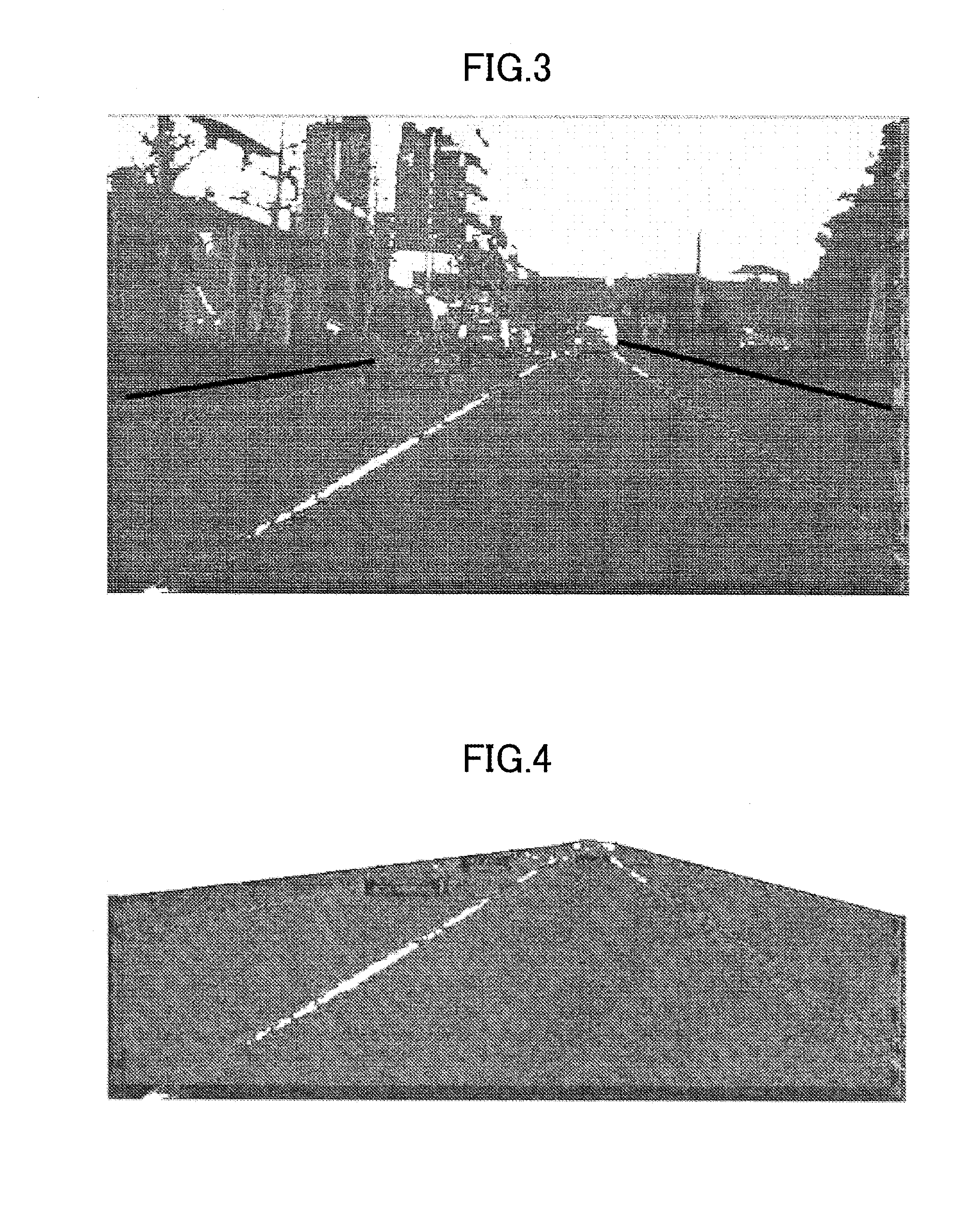 Method and system for detecting vehicle position by employing polarization image