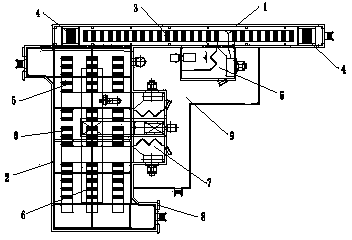 Combined drying tunnel