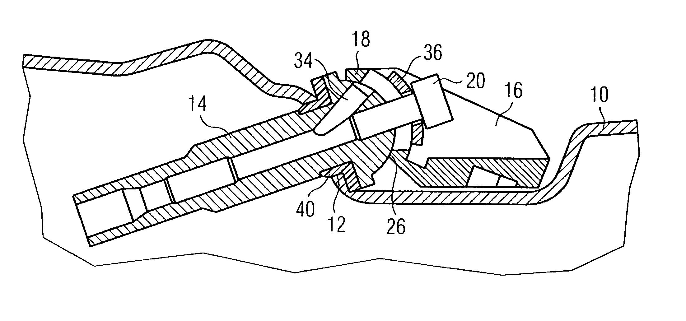 Device for measuring a tire pressure