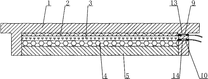 Low-carbon heating thermal-insulation floor tile