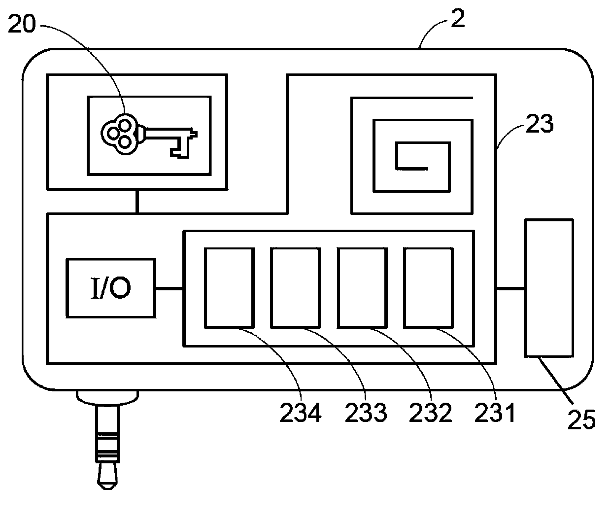 Mobile payment assembly and system and method adopting same