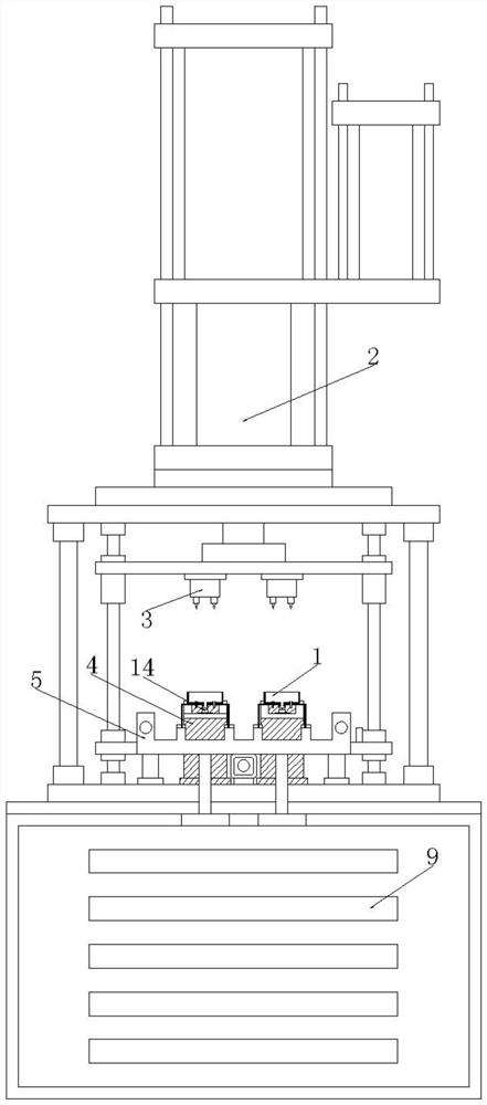 Riveting machine and using method thereof