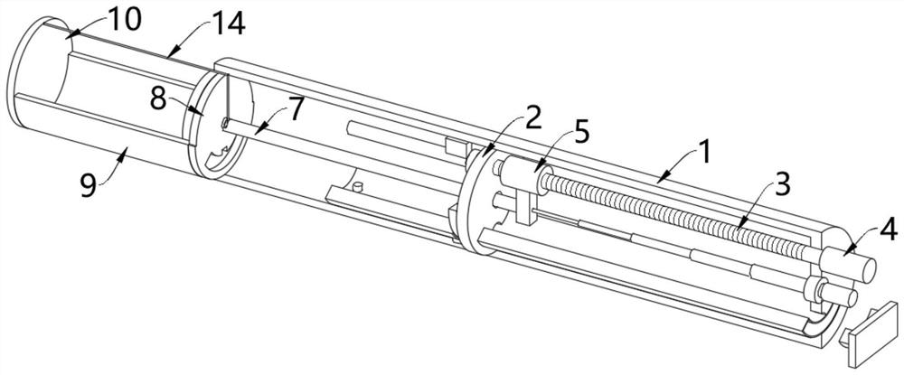 Gall-stone taking-out device for hepatobiliary surgery department