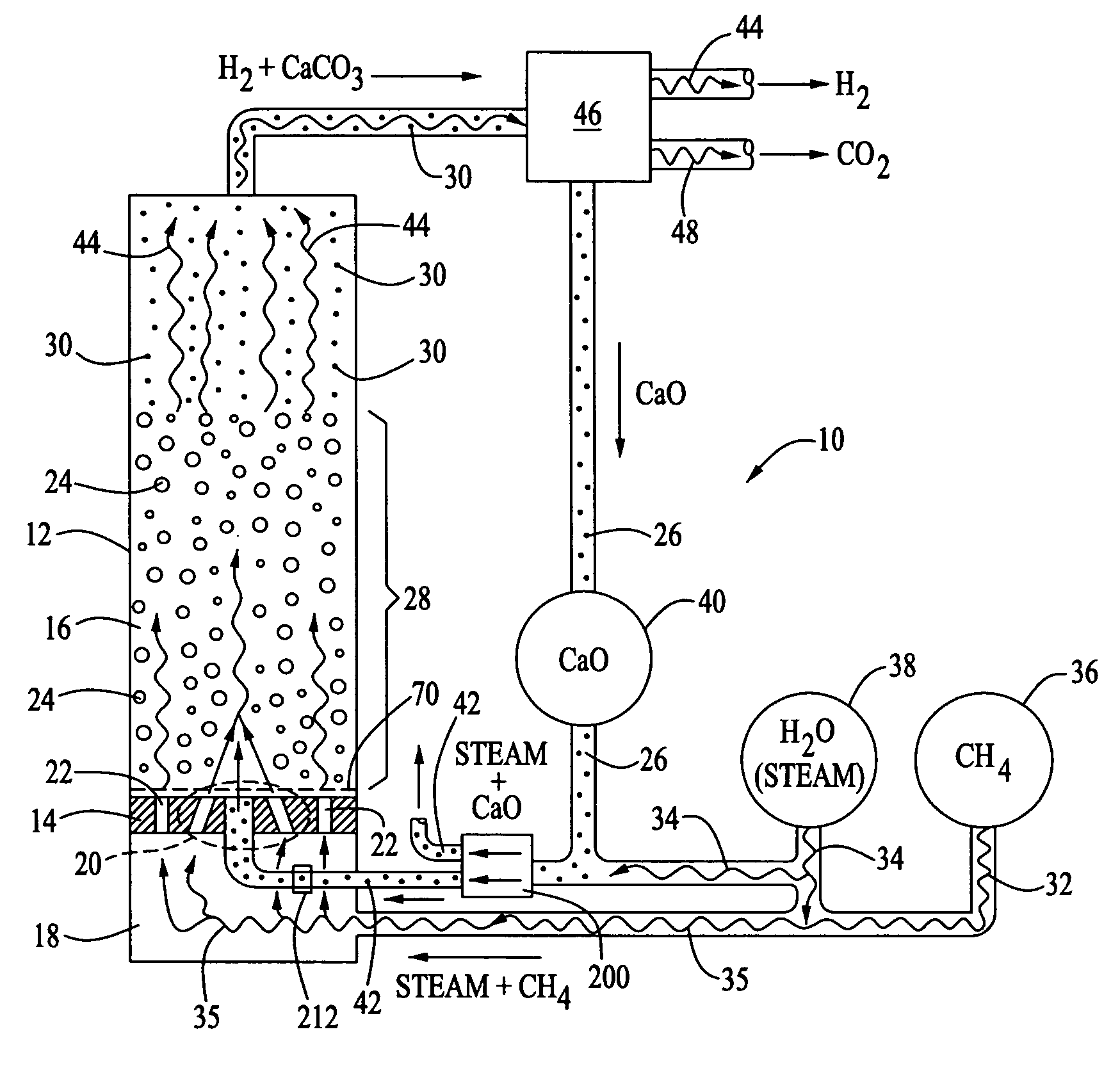 Two phase injector for fluidized bed reactor