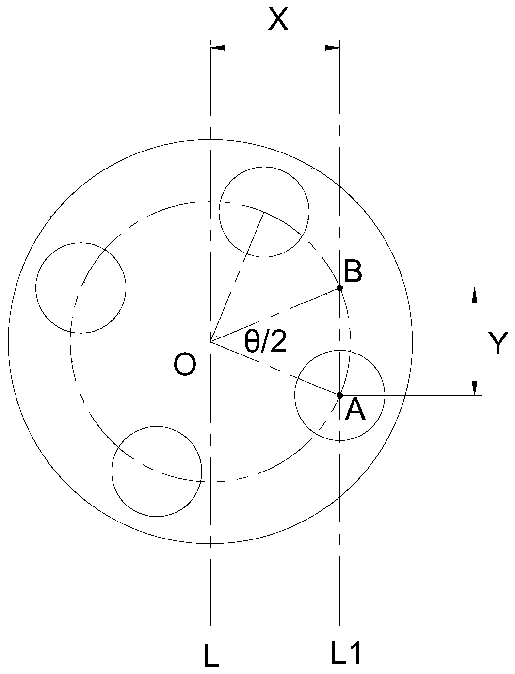 Vortex thickness measuring method