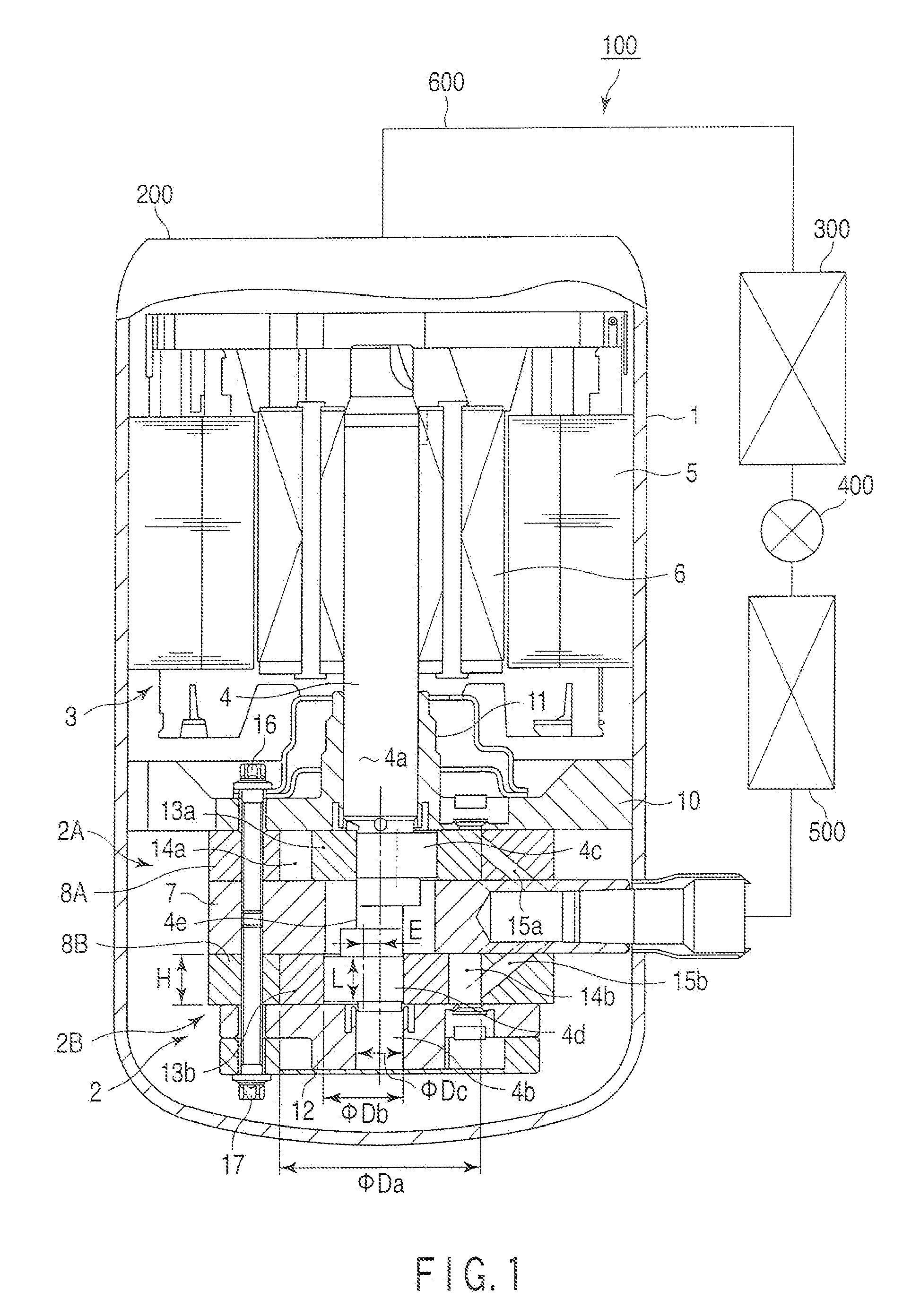 Rotary compressor and refrigeration cycle equipment