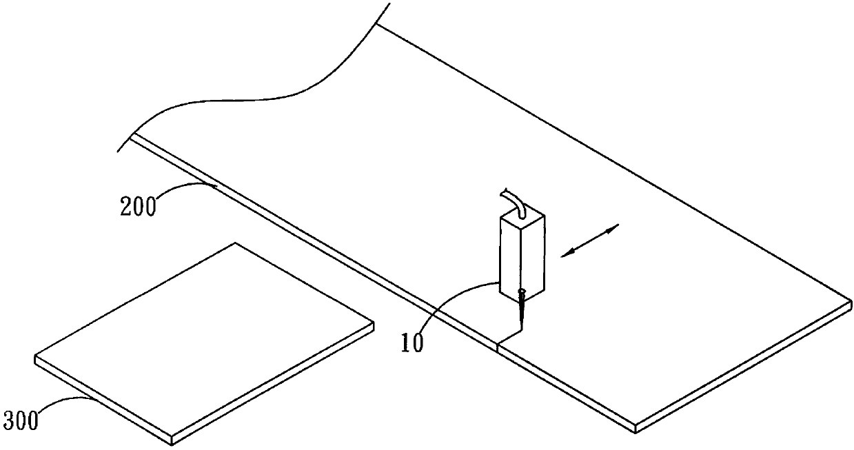 Glass panel 3D curved surface non-contact processing system and method