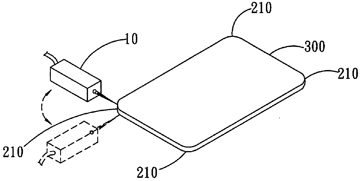 Glass panel 3D curved surface non-contact processing system and method