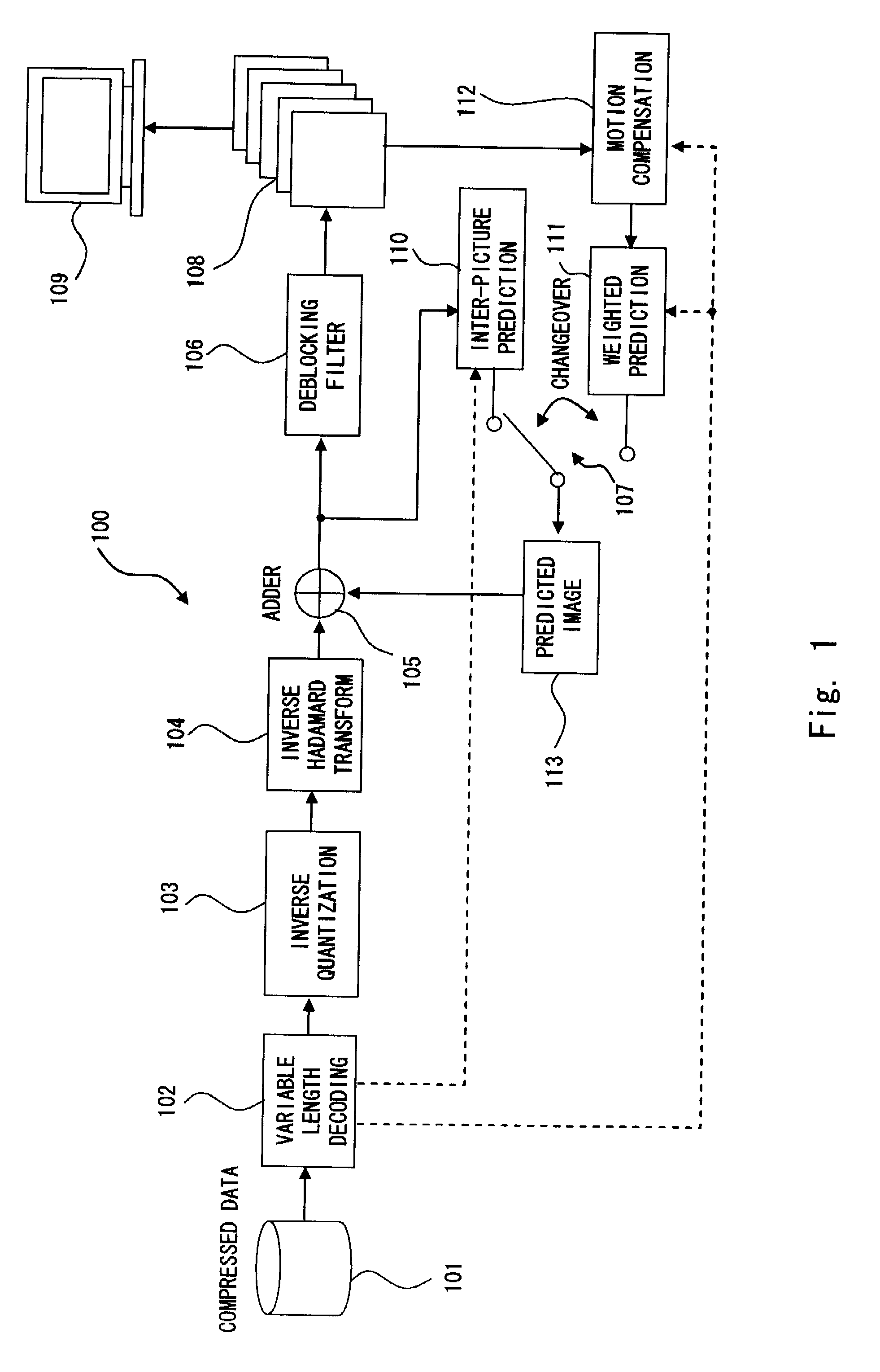 Filter operation unit and motion-compensating device