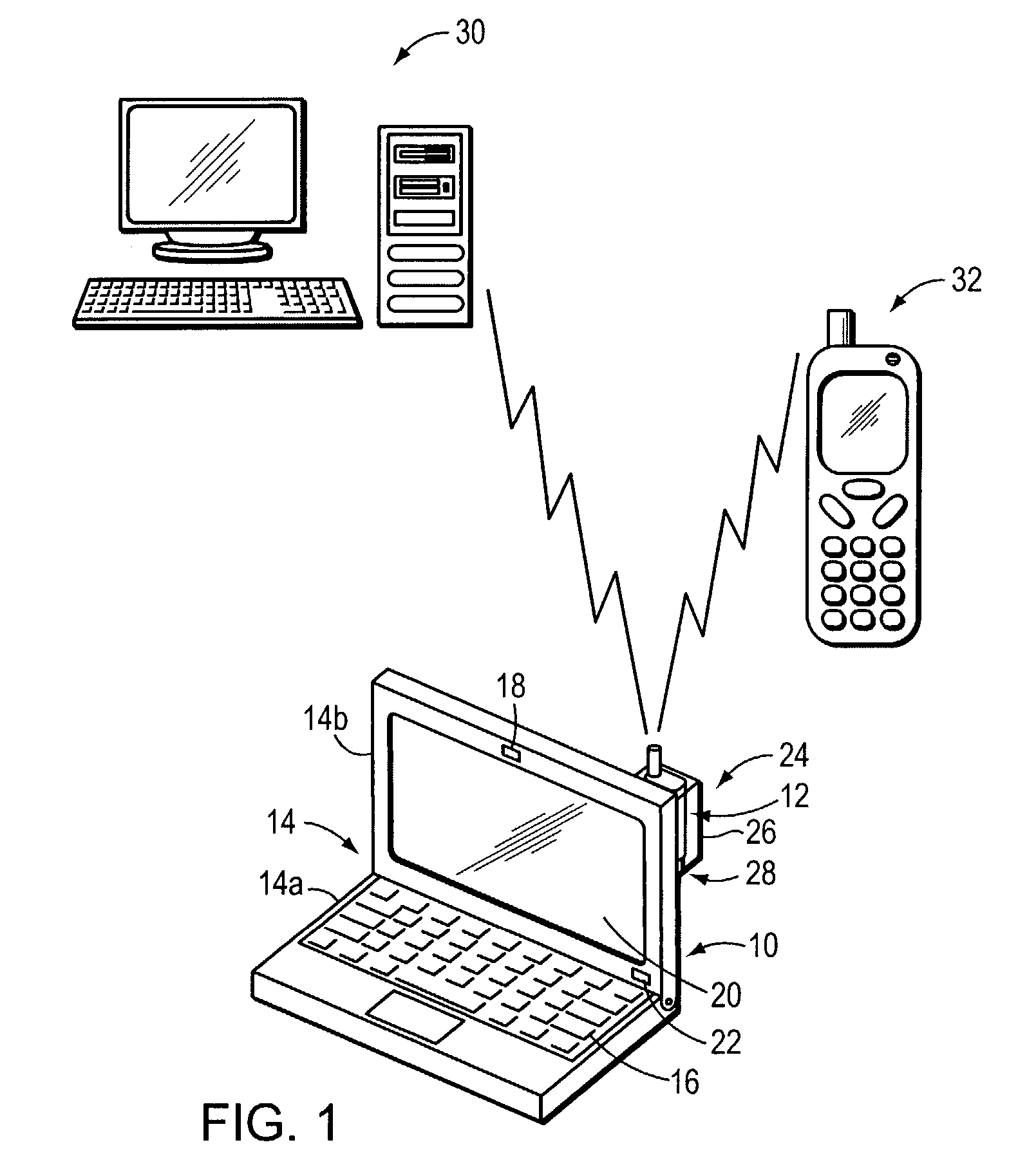 Input-output device with universal phone port