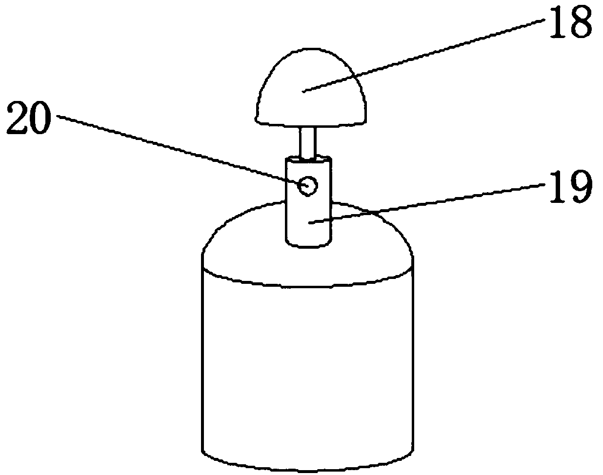 Novel backflow device for cooling liquid