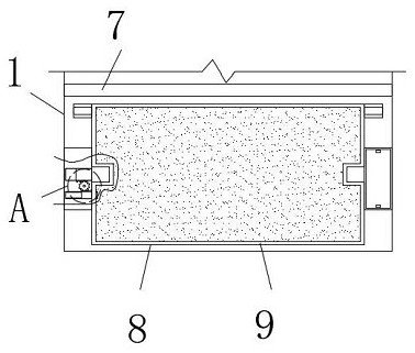 High-low voltage power distribution device with storage mechanism