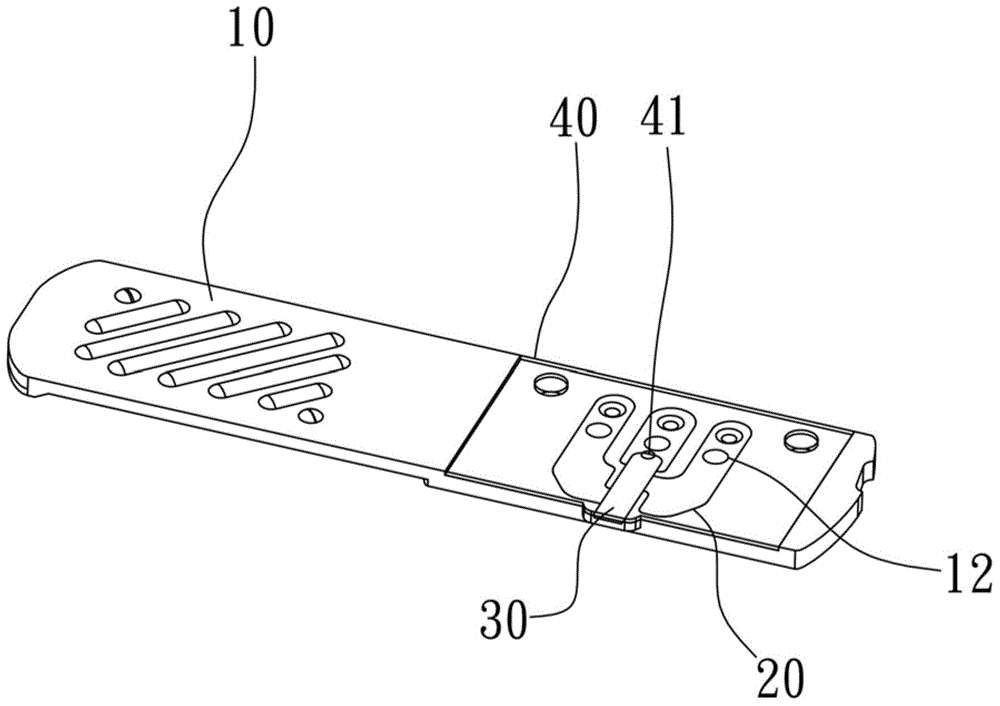 Electrochemical sensing test piece and making method thereof