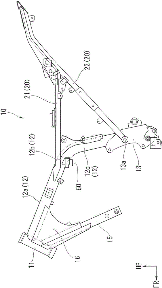 Bestriding vehicle