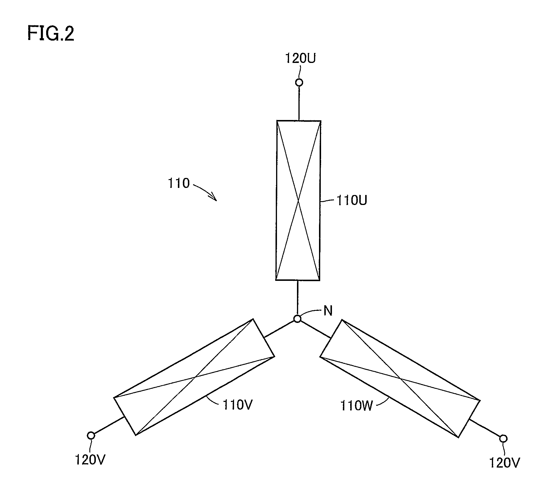 Winding structure of rotating electric machine