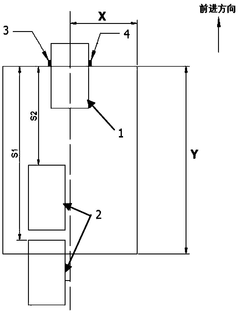 Pre-warning method and system for automobile parking door opening and based on image processing