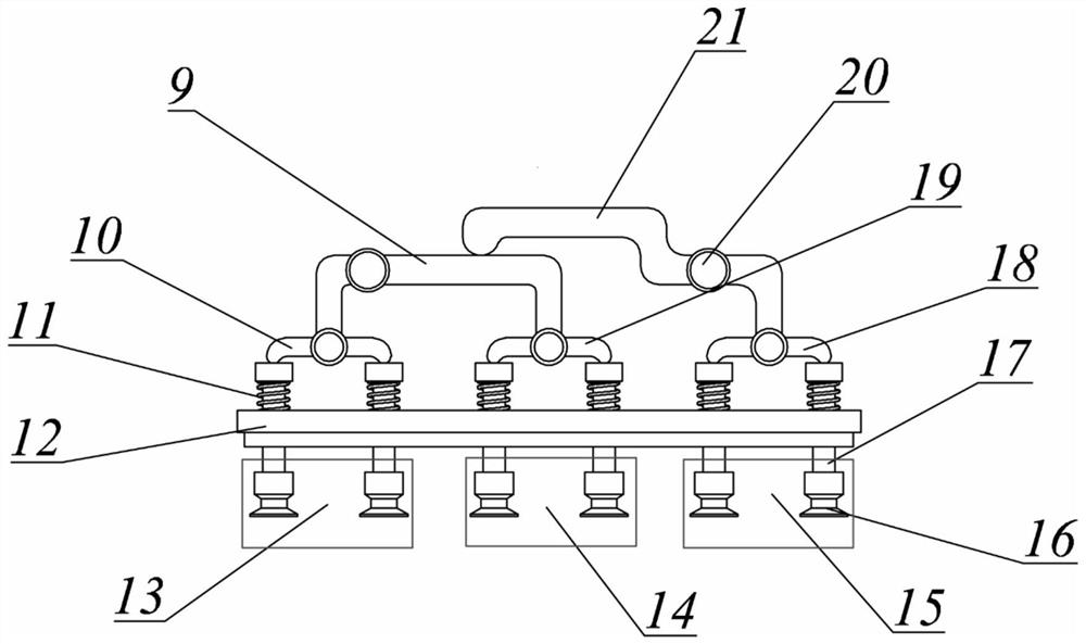 A fixture with self-locking function that can be used for irregular shaped products