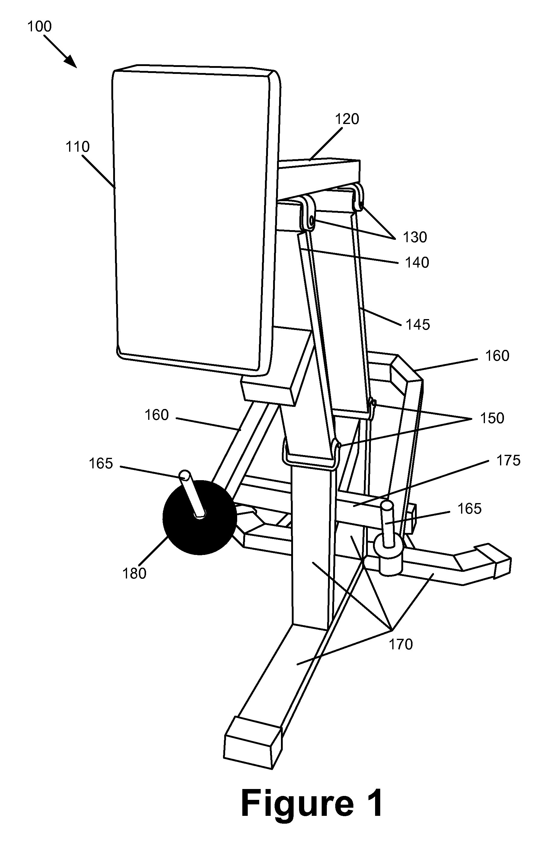 Strike training machine with bidirectional weight resistance