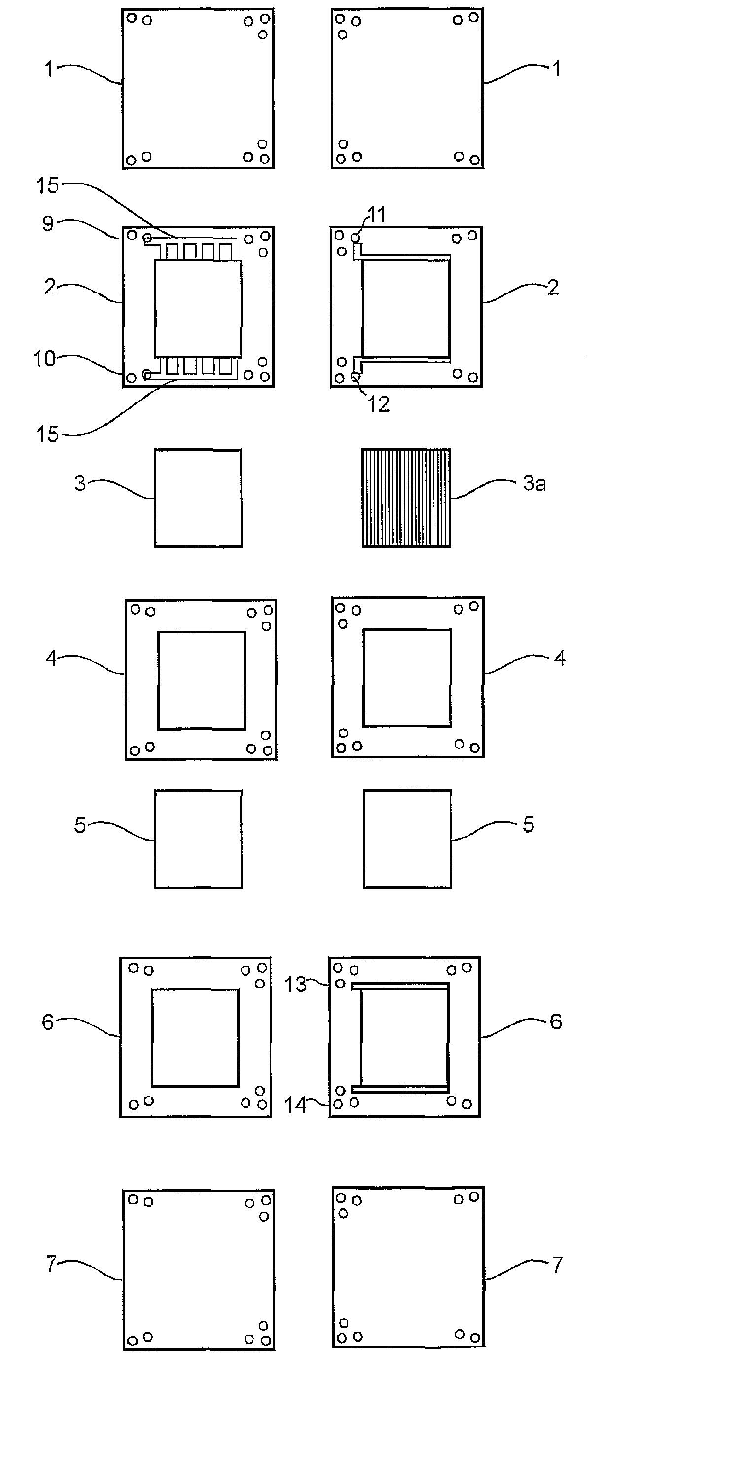 Polymer fuel cell structure