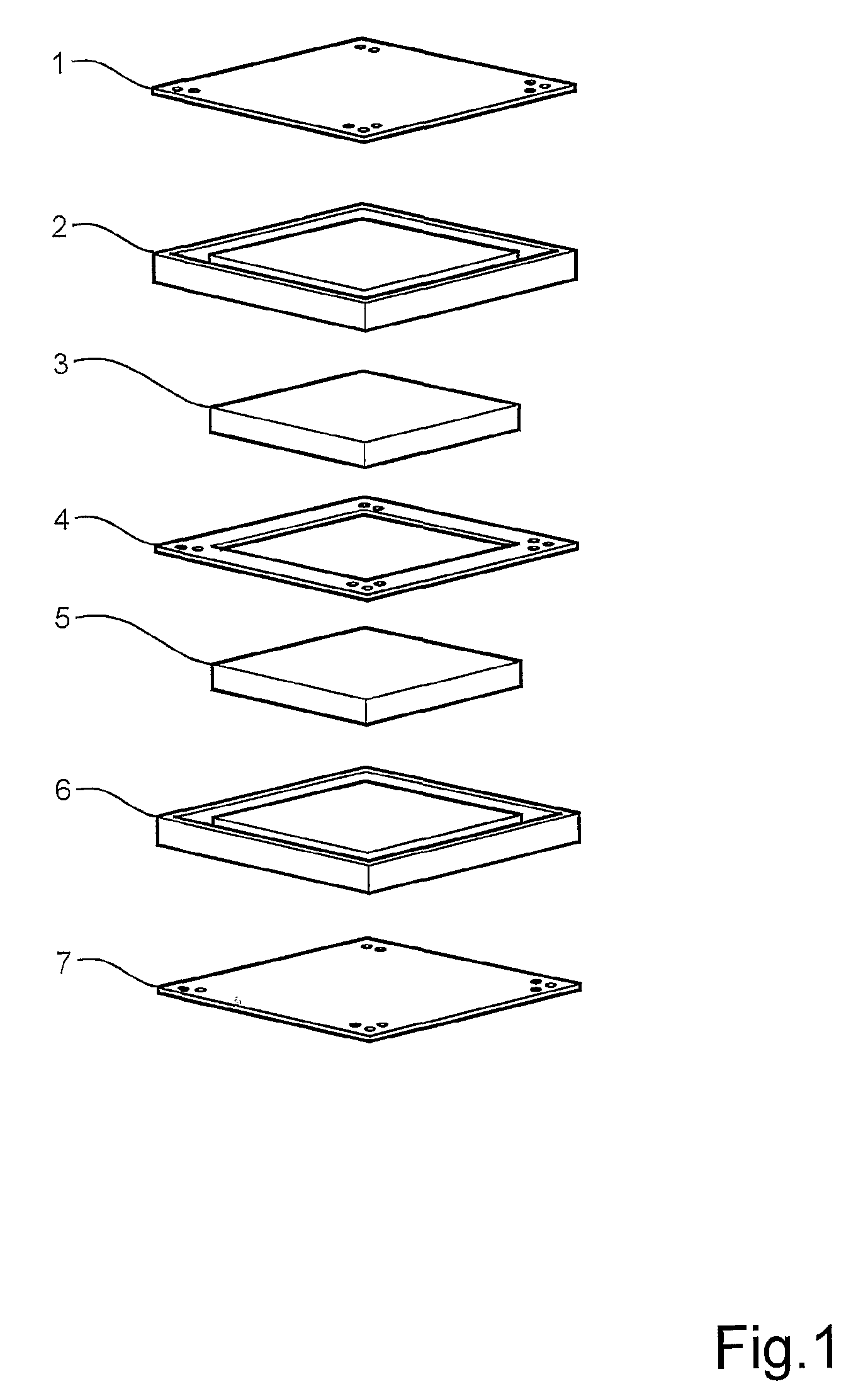 Polymer fuel cell structure